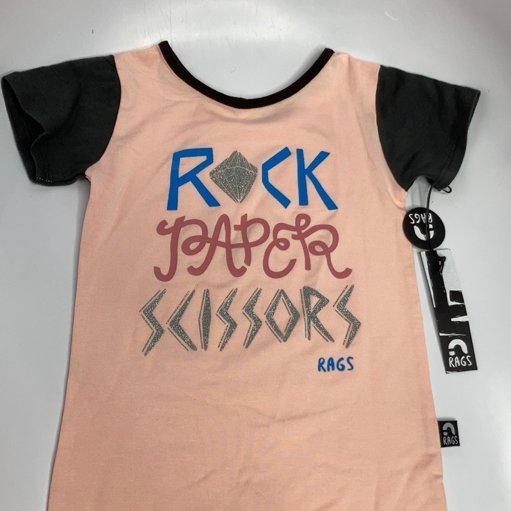 NWT Rags Rock Paper Scissors one piece size 18/24 mo